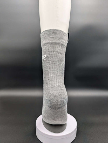 Madison Grey Crew Socks – Magnetic Lock and Loop Design - Le Loxx