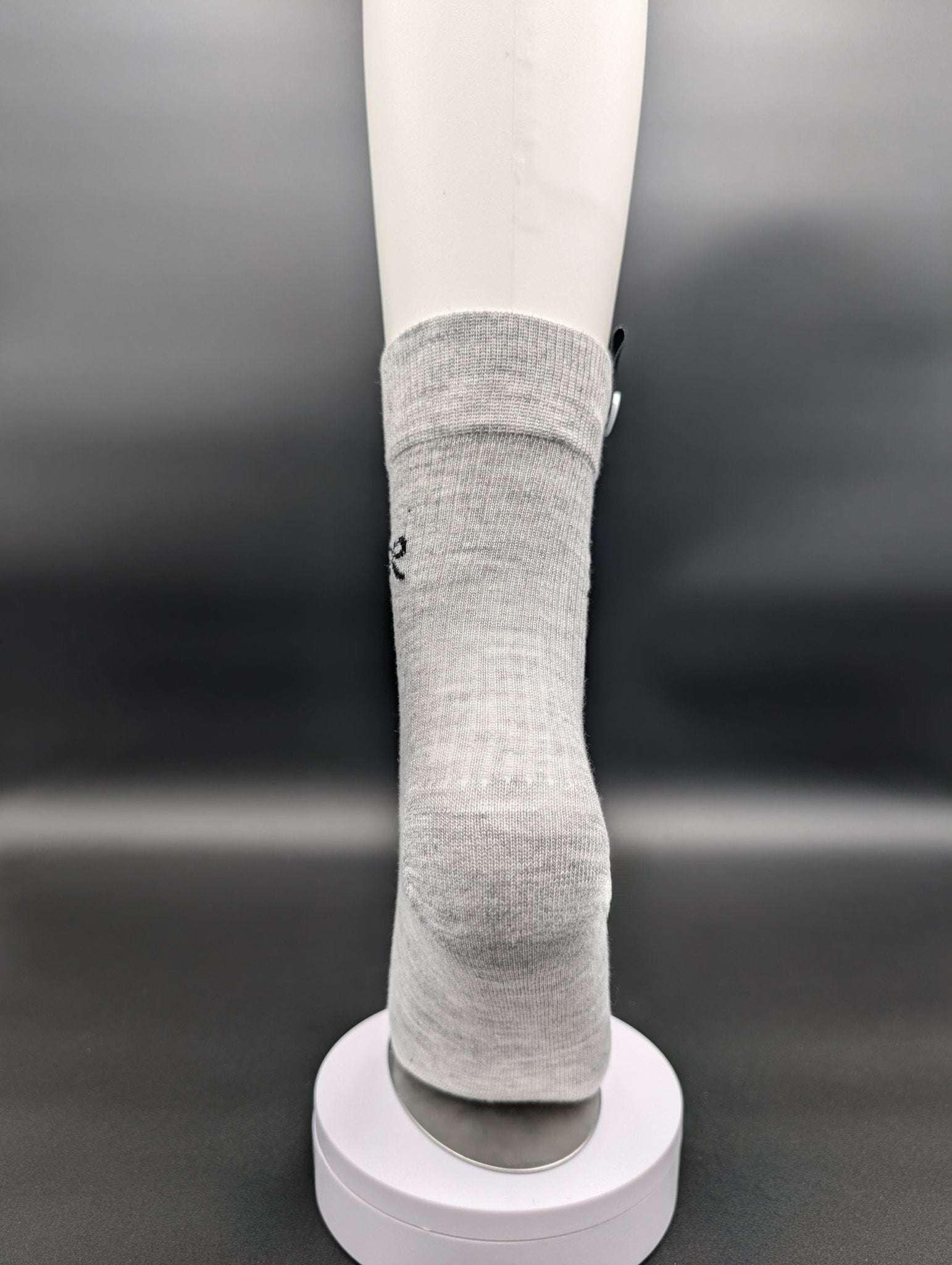 Madison Silver Crew Socks – Magnetic Lock and Loop Design - Le Loxx