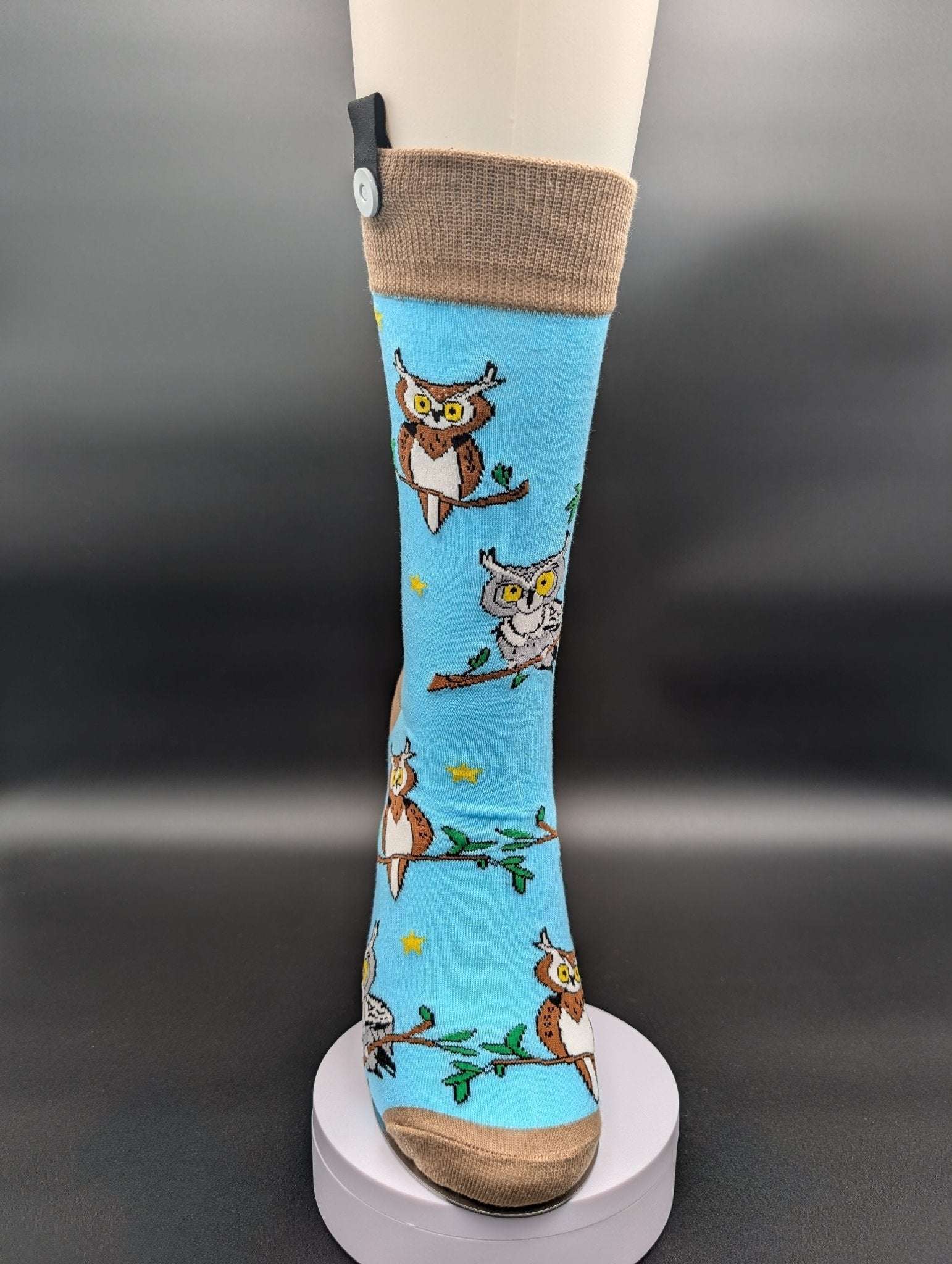 Phoenix Owl Crew Socks – Magnetic Lock and Loop Design - Le Loxx