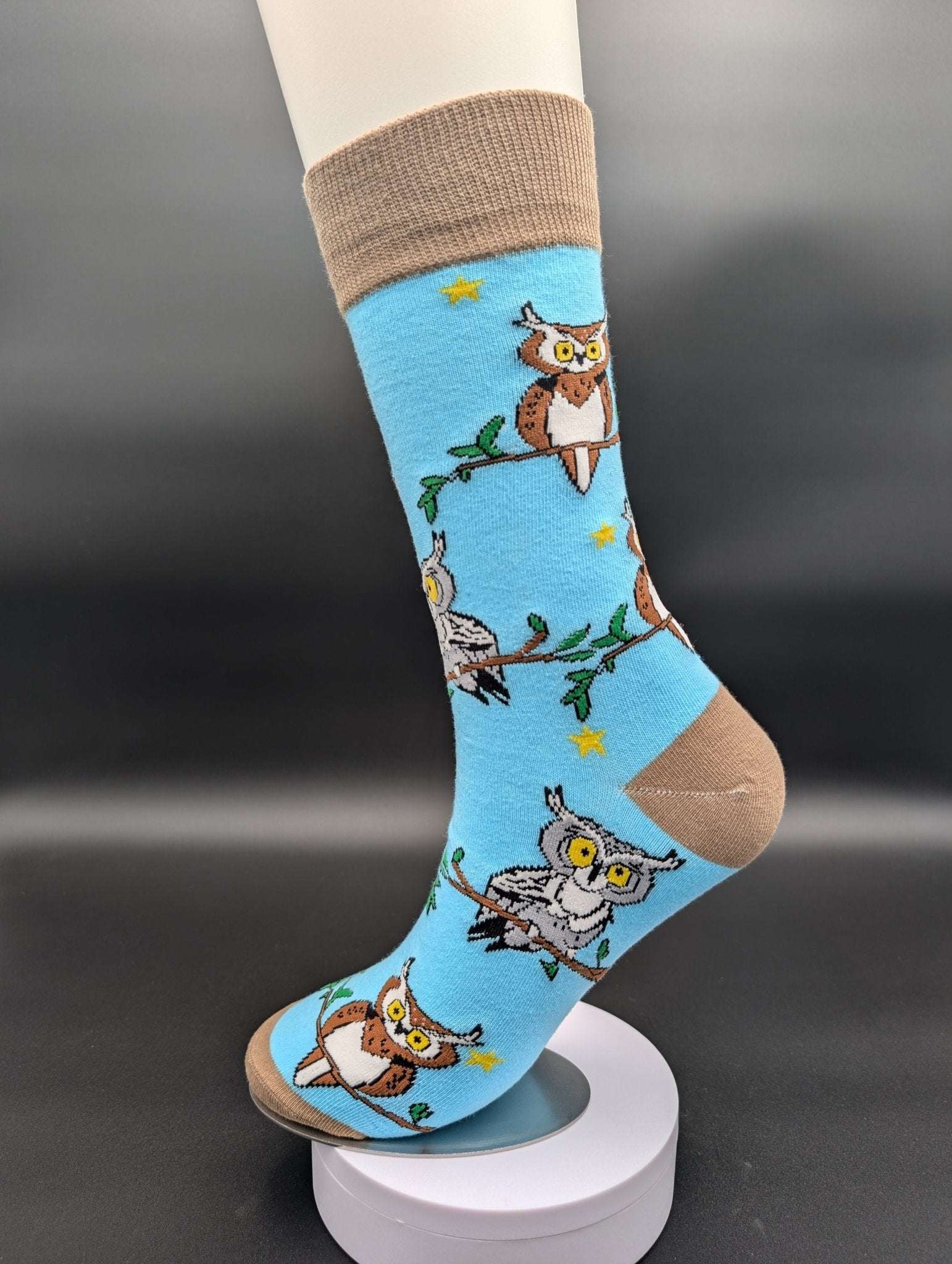 Phoenix Owl Crew Socks – Magnetic Lock and Loop Design - Le Loxx
