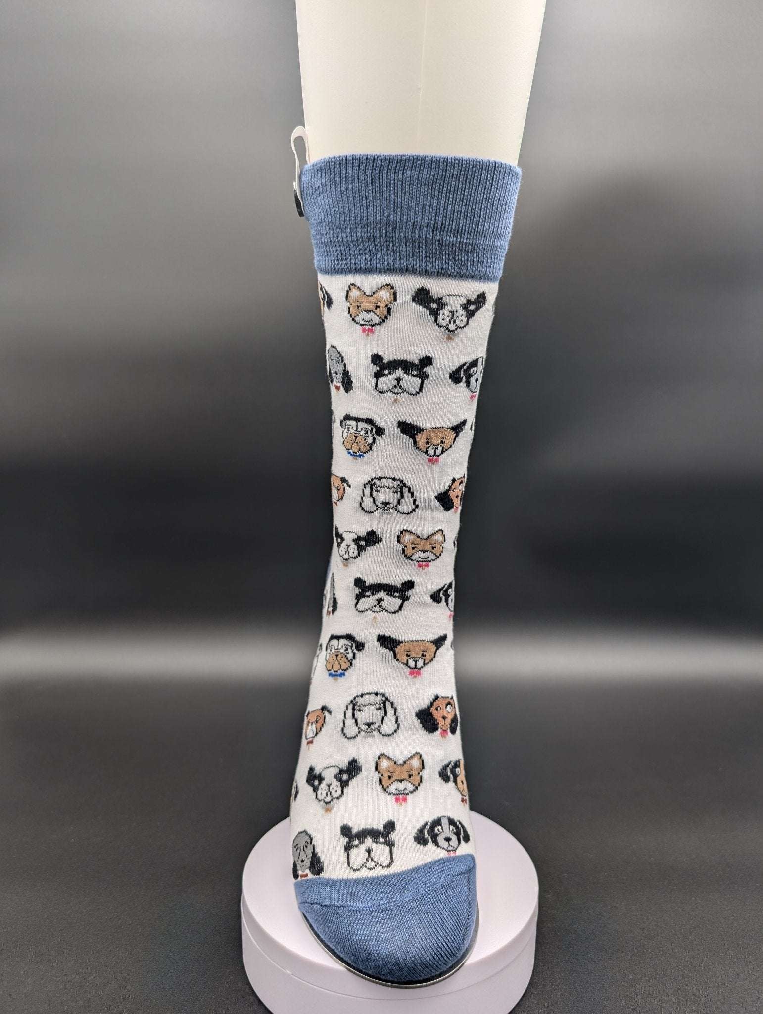 Phoenix White Dogs Crew Socks – Magnetic Lock and Loop Design - Le Loxx