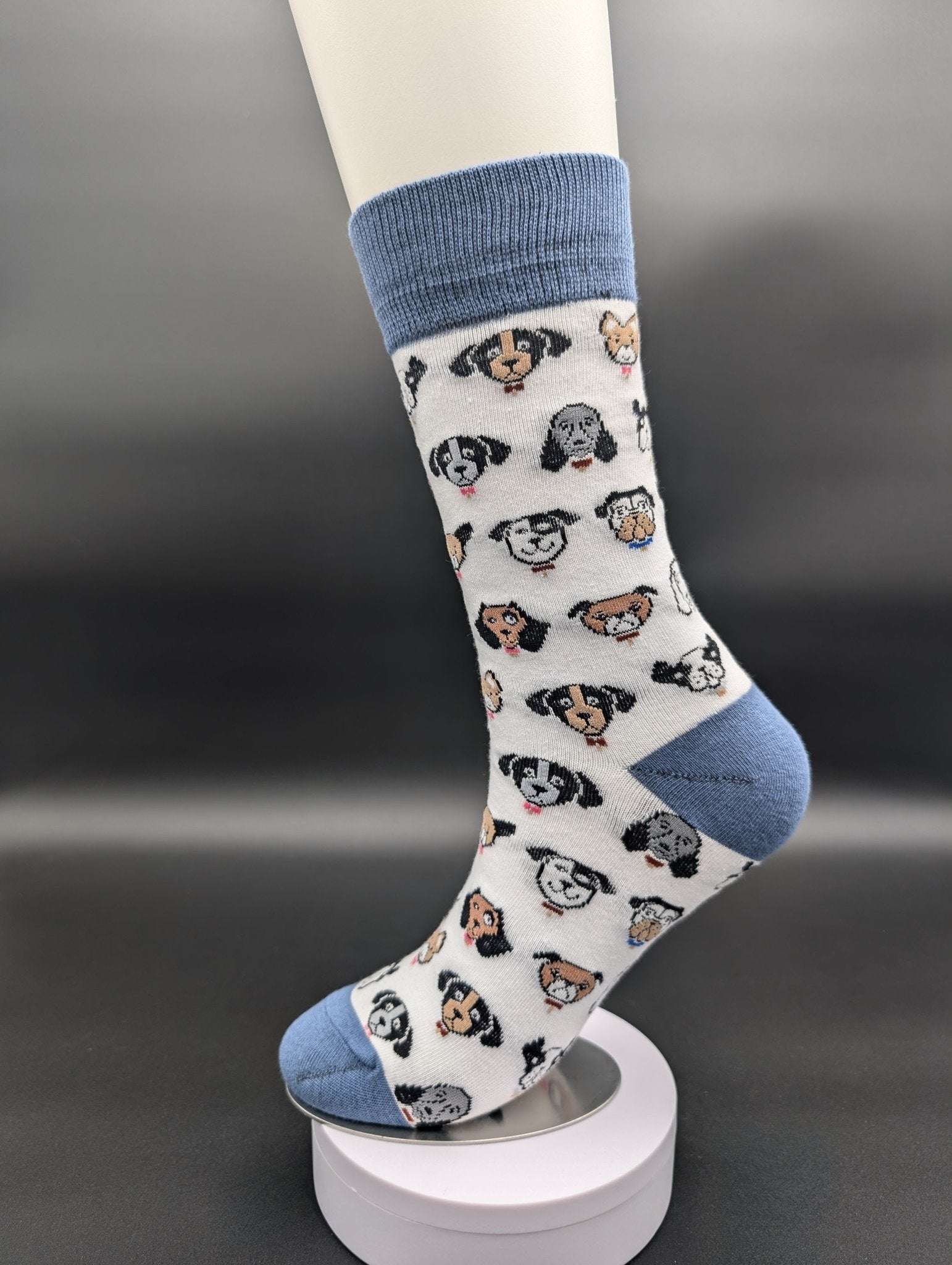Phoenix White Dogs Crew Socks – Magnetic Lock and Loop Design - Le Loxx