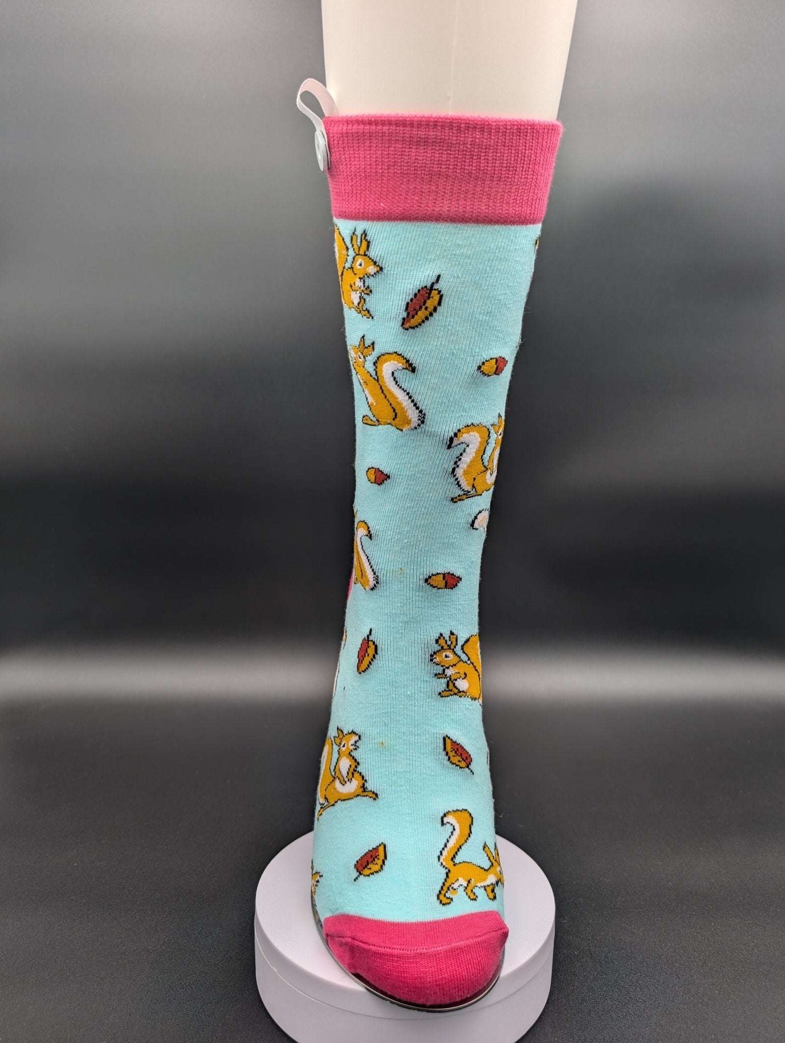 Phoenix Squirrel Crew Socks – Magnetic Lock and Loop Design - Le Loxx