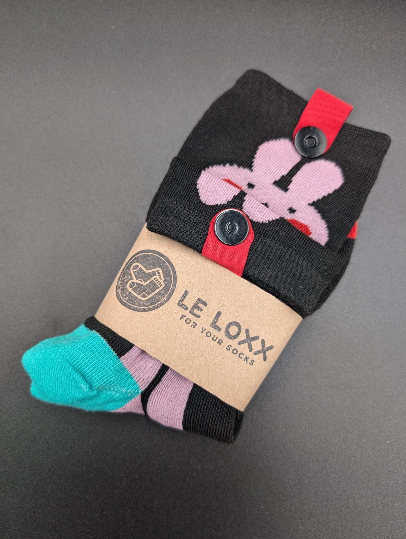 Le Bunny Dad Novelty Socks – Magnetic Lock and Loop Design - Le Loxx