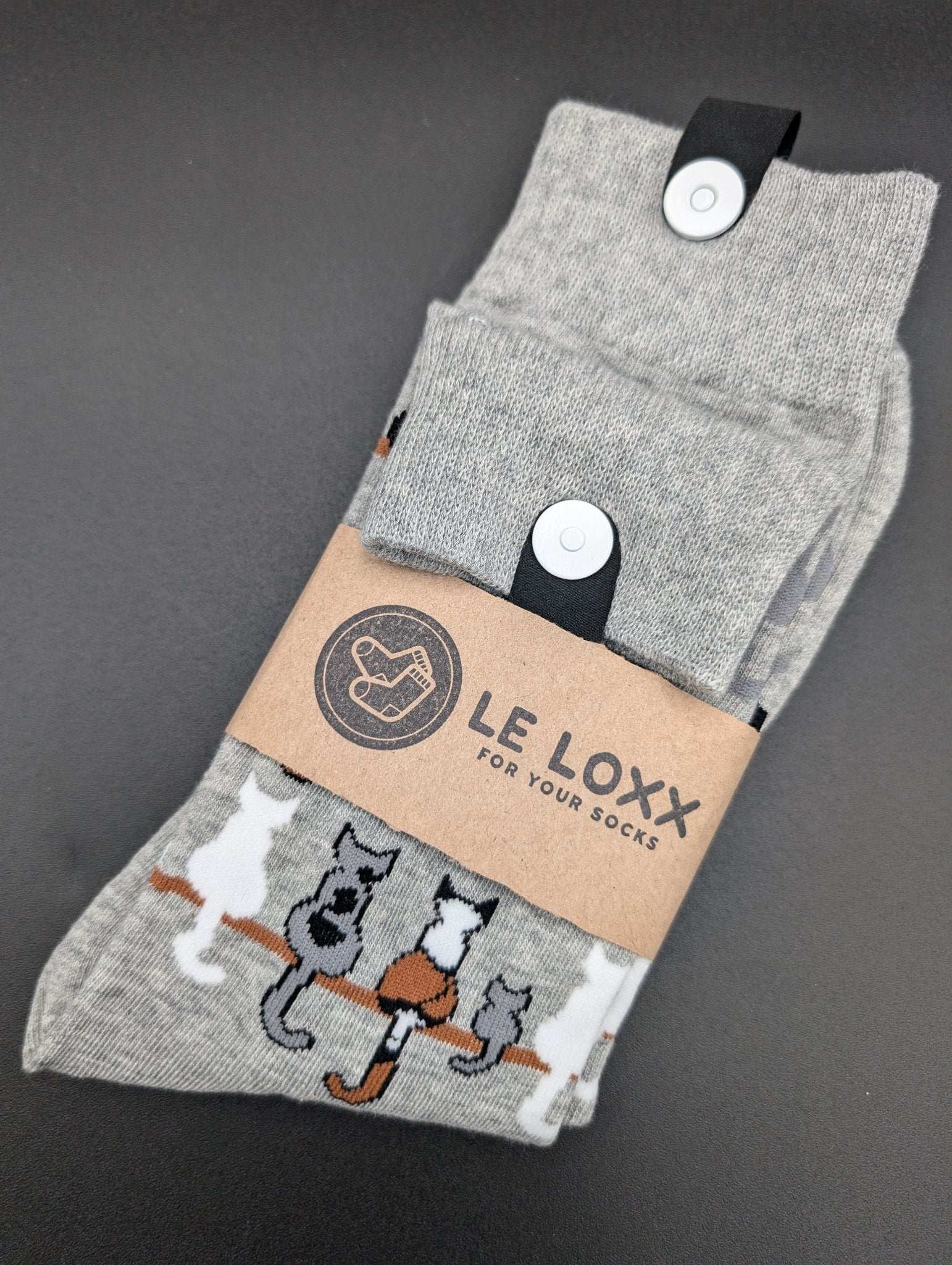Phoenix Kitties Crew Socks – Magnetic Lock and Loop Design - Le Loxx