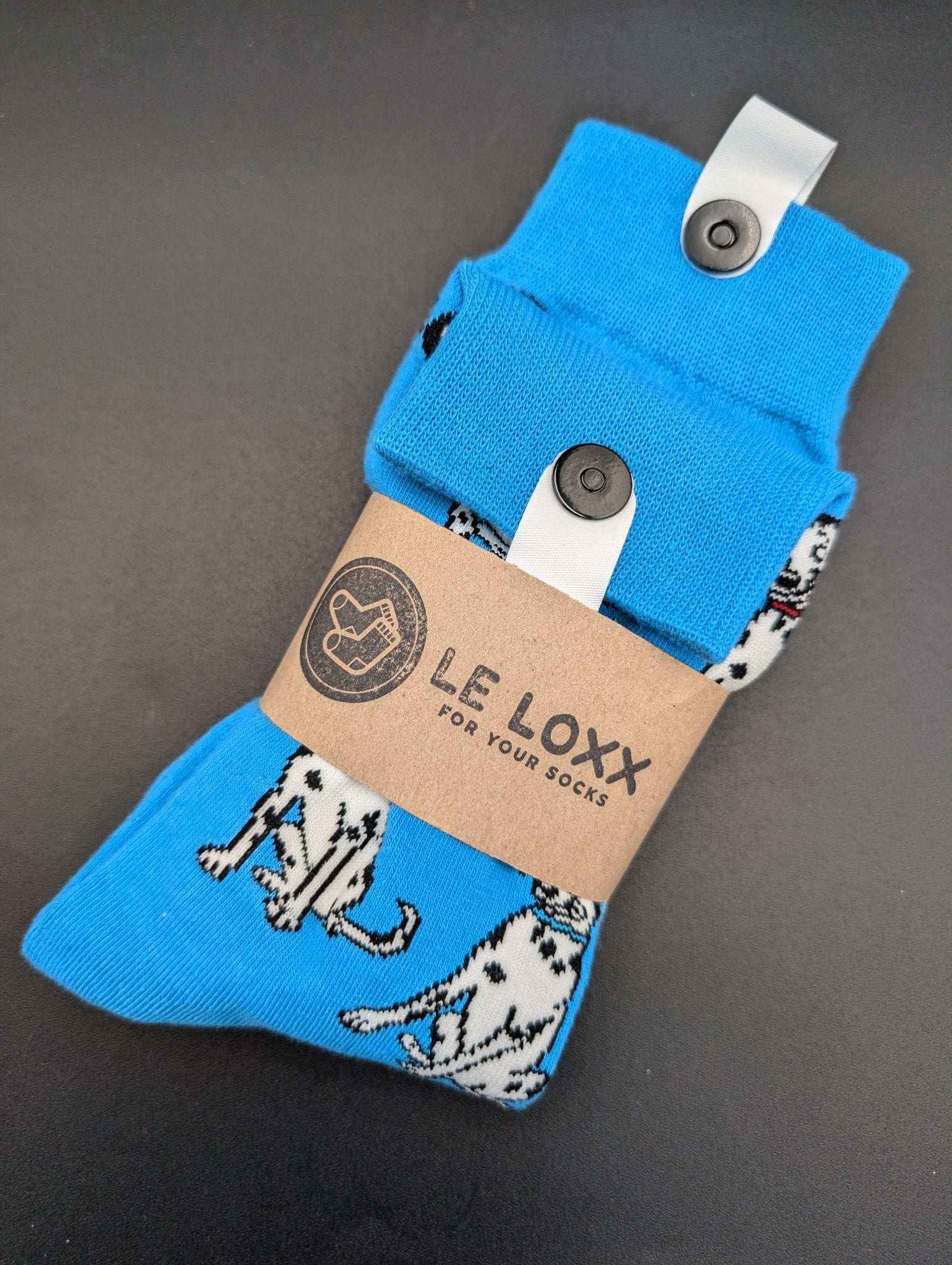 Phoenix Dog n Bone Crew Socks – Magnetic Lock and Loop Design - Le Loxx