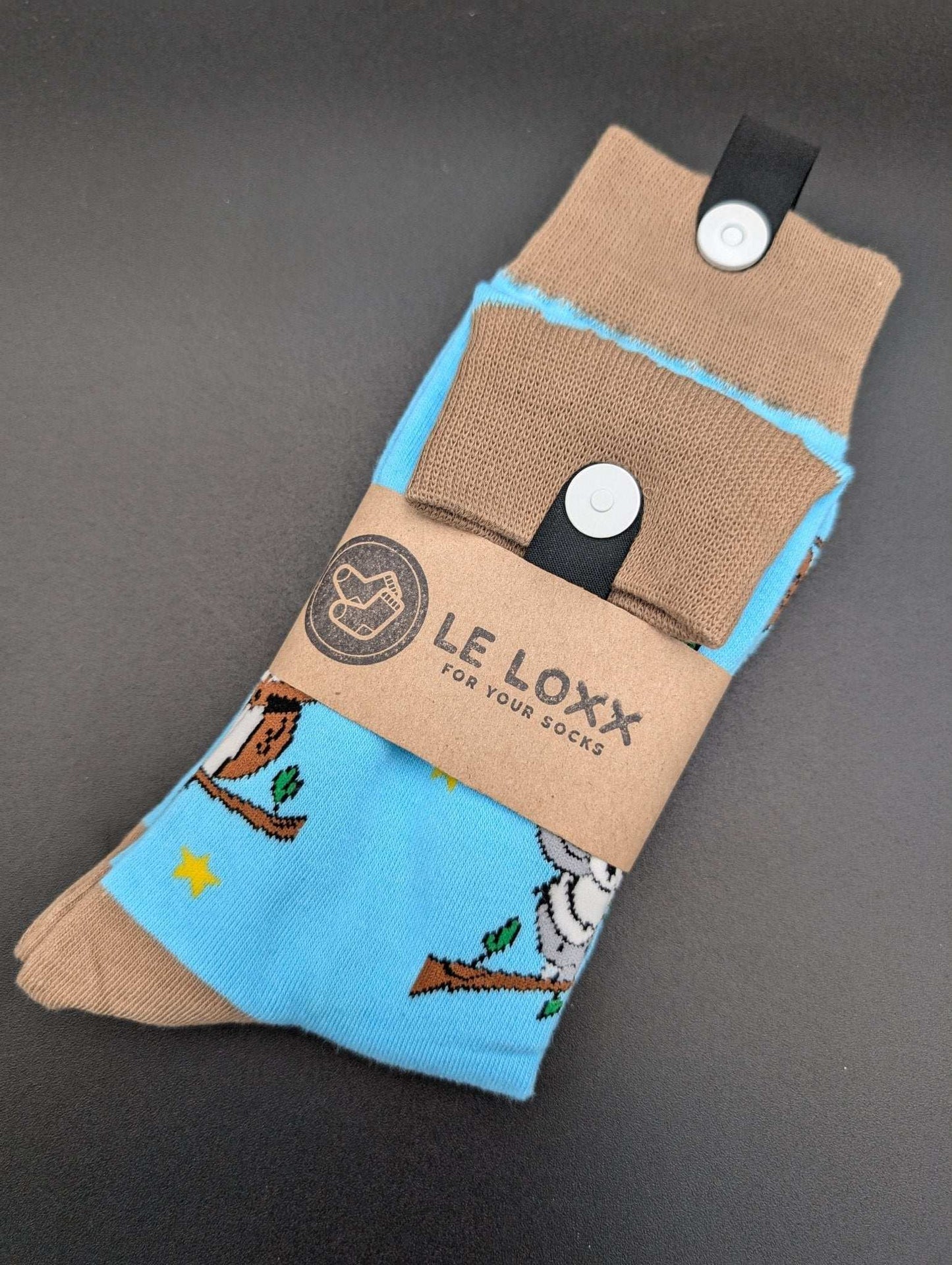 Phoenix Owl Crew Socks – Magnetic Lock and Loop Design - Le Loxx