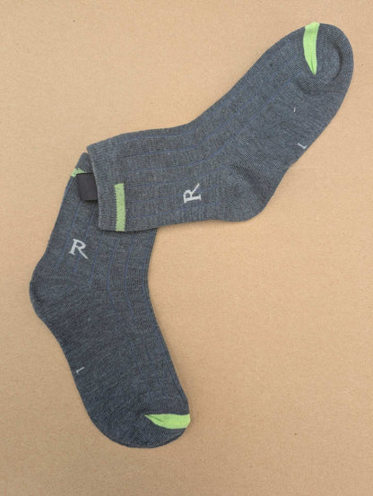 Sen Dark Blue Kids Socks – Magnetic Lock and Loop Design - Le Loxx