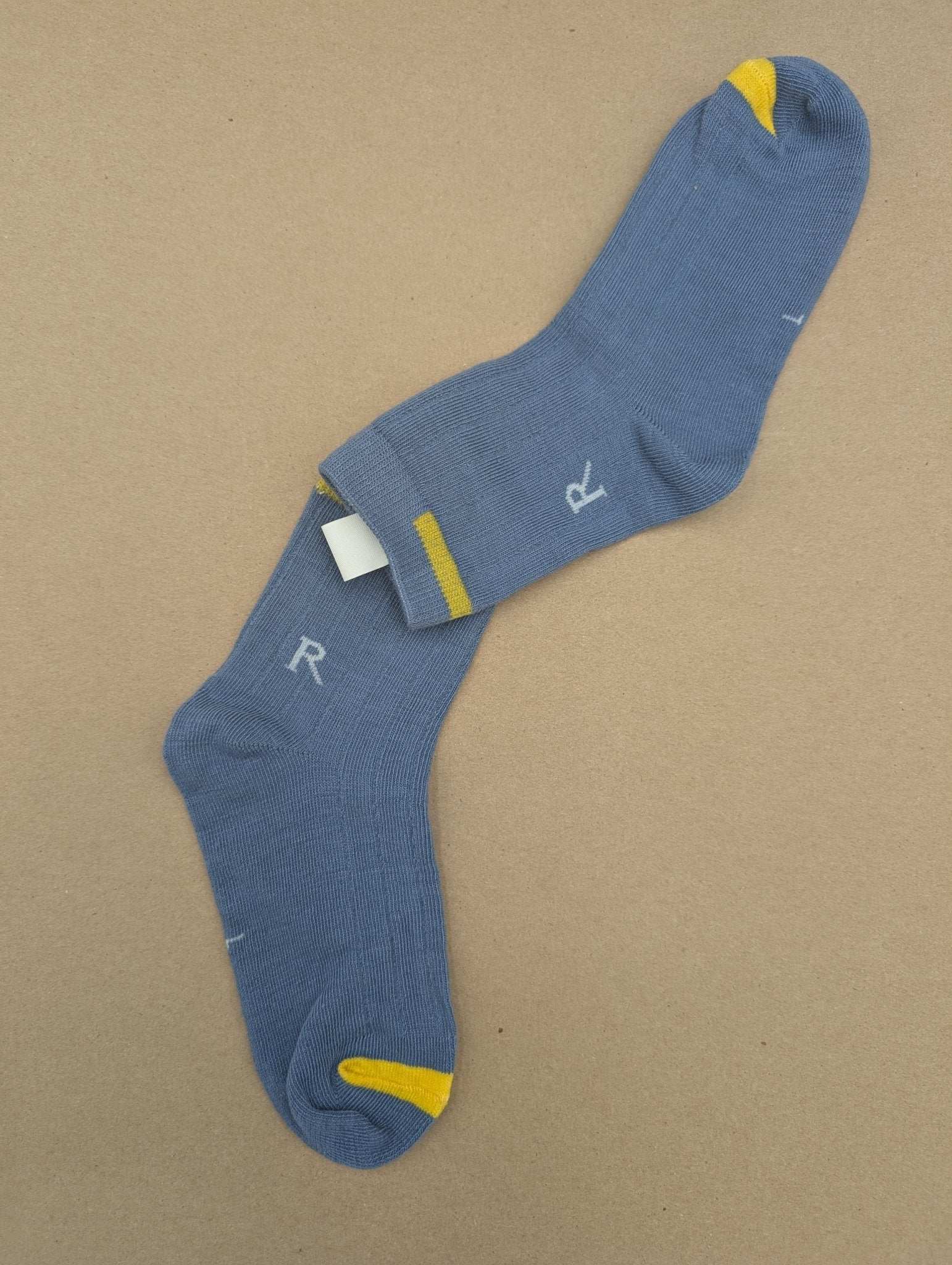 Sen Blue Grey Kids Socks – Magnetic Lock and Loop Design - Le Loxx