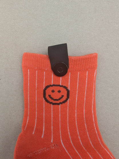 Cuties Orange kids socks - Le Loxx