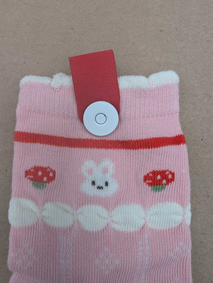 Lune Cotton Candy Kids Socks – Magnetic Lock and Loop Design - Le Loxx