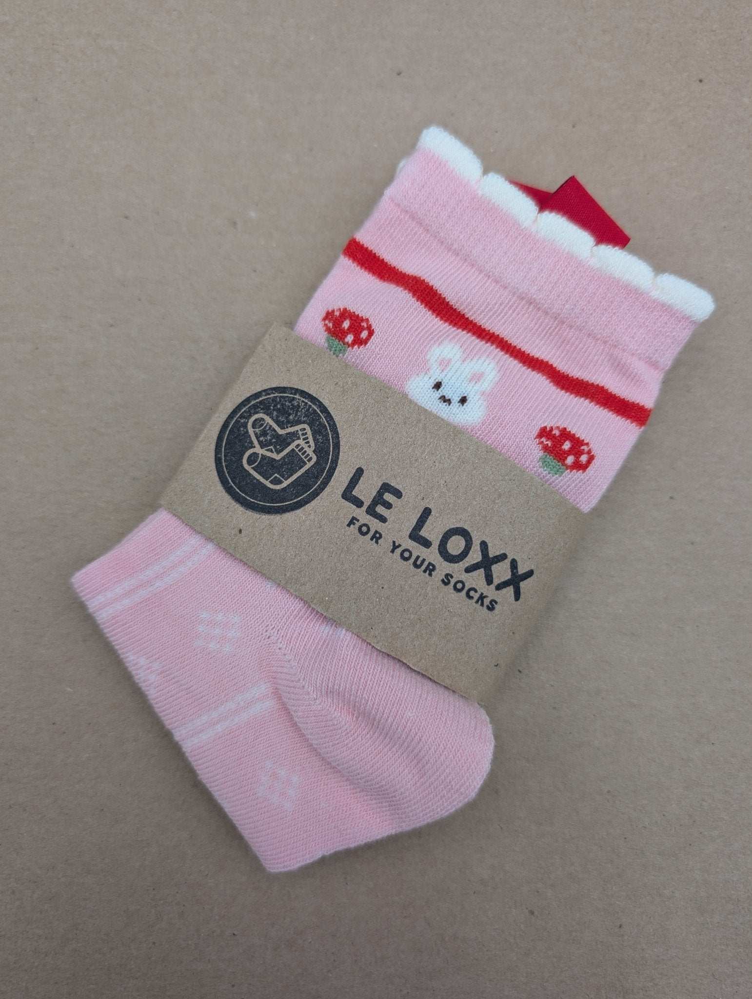 Lune Cotton Candy Kids Socks – Magnetic Lock and Loop Design - Le Loxx