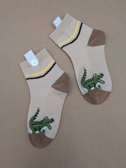 Fos Light Brown kids socks - Le Loxx