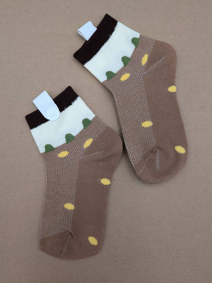 Fos Brown kids socks - Le Loxx