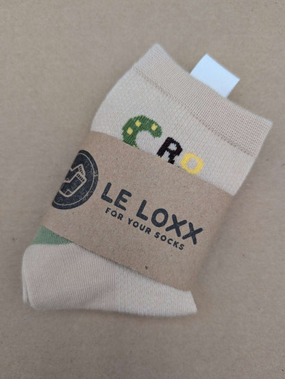Fos Beige kids socks - Le Loxx