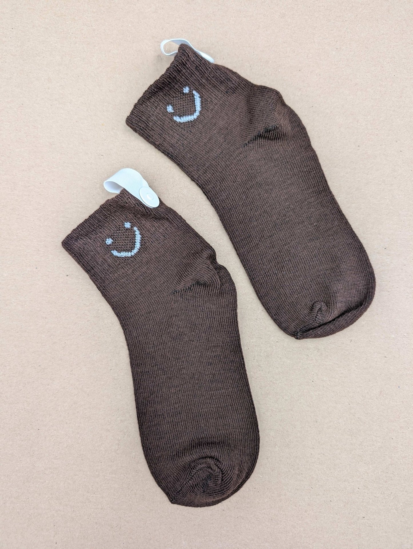 Joy Brown Kids Socks – Magnetic Lock and Loop Design - Le Loxx