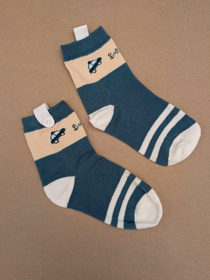 Benja Blue Car kids socks - Le Loxx