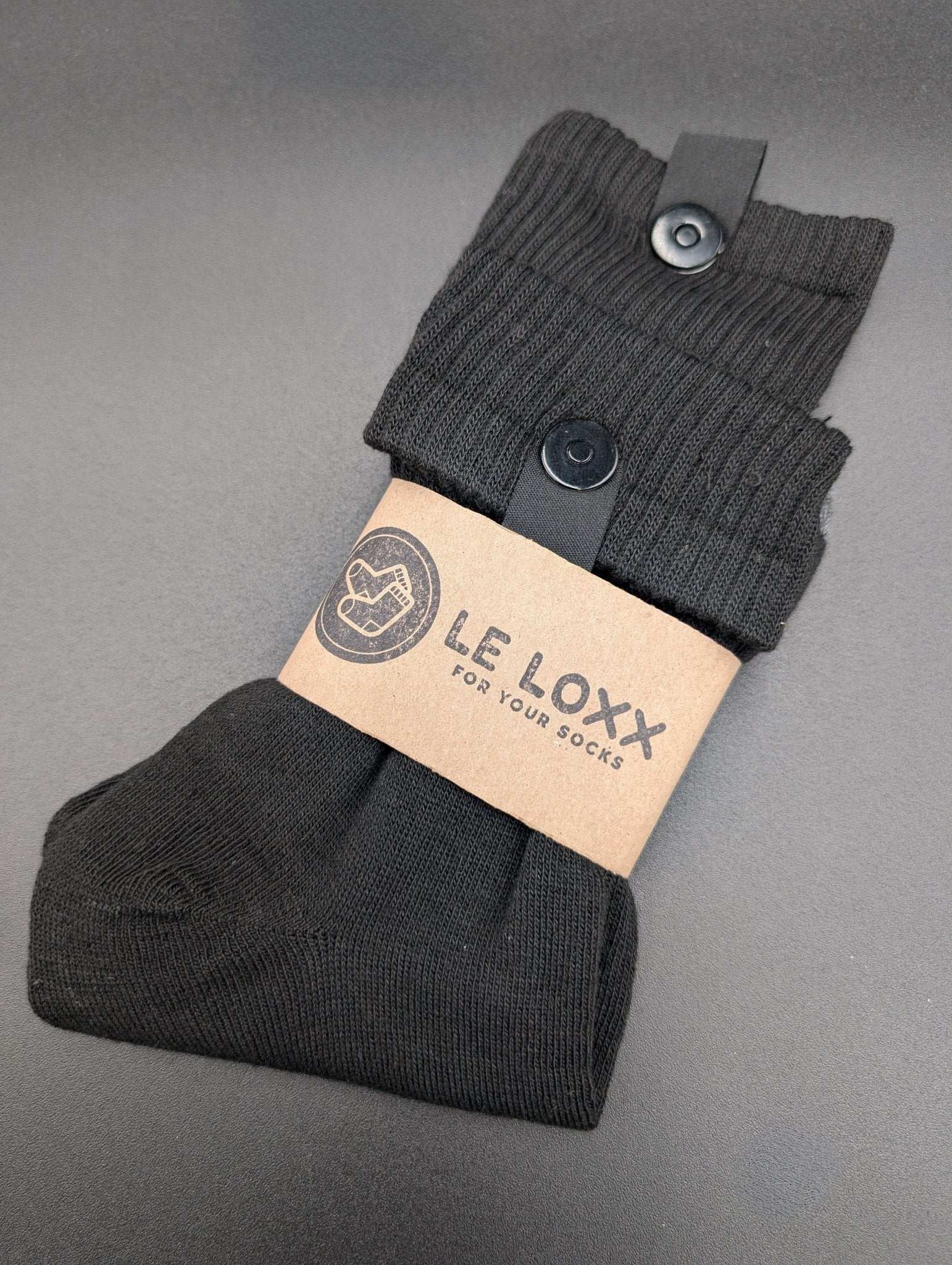 Boulder Grey Crew socks - Le Loxx