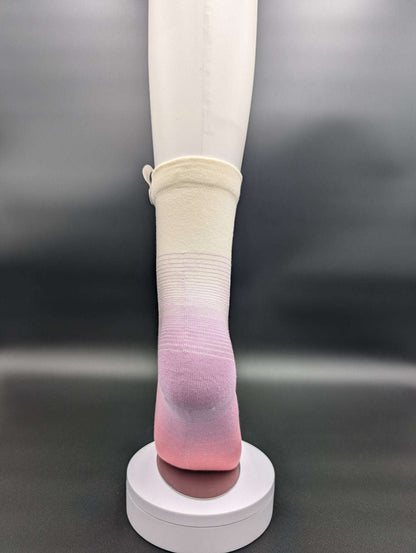 Corona Del Mar Pink Crew socks - Le Loxx