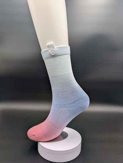 Corona Del Mar Purple Crew socks - Le Loxx