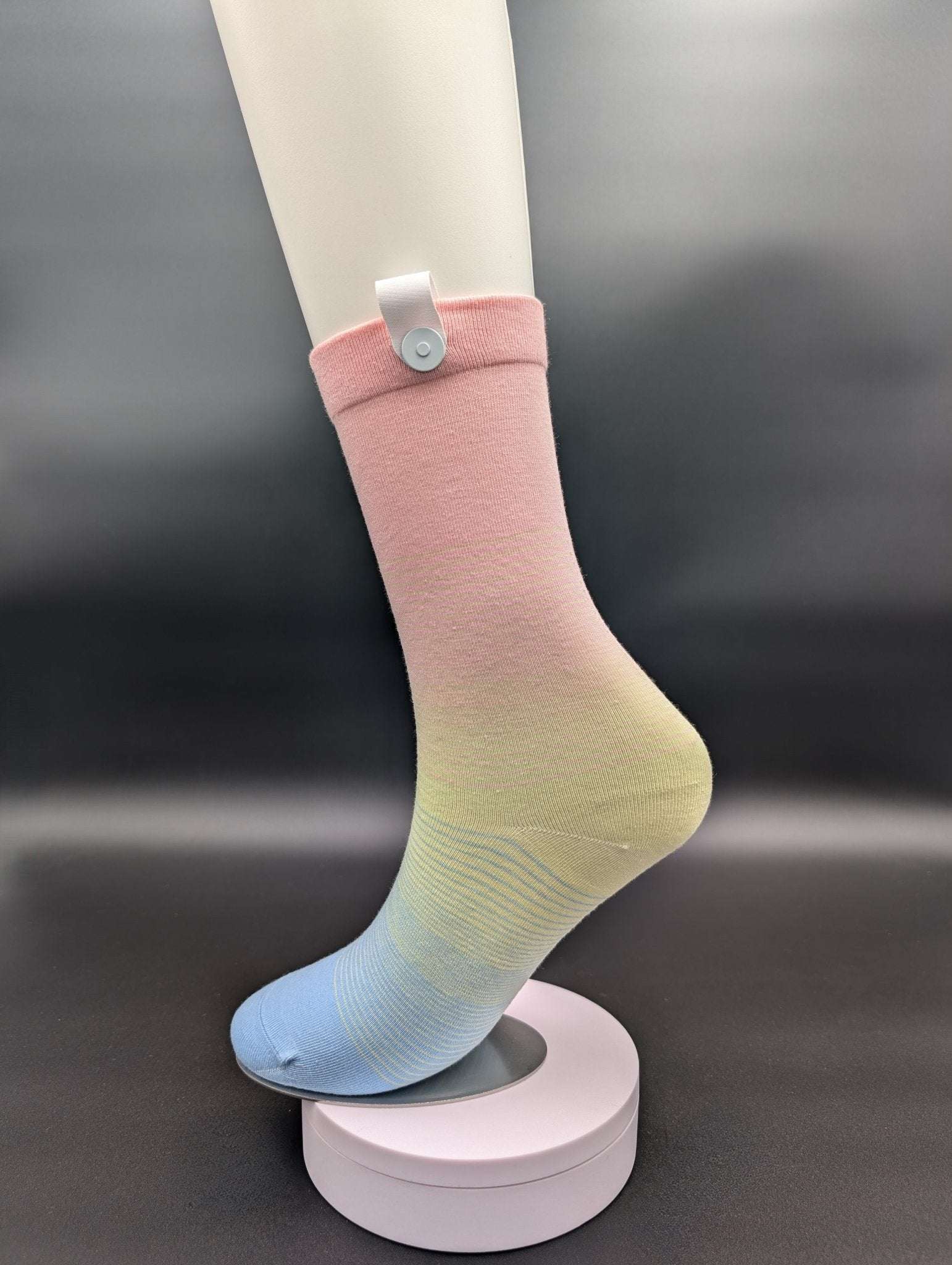 Corona Del Mar Yellow Crew socks - Le Loxx
