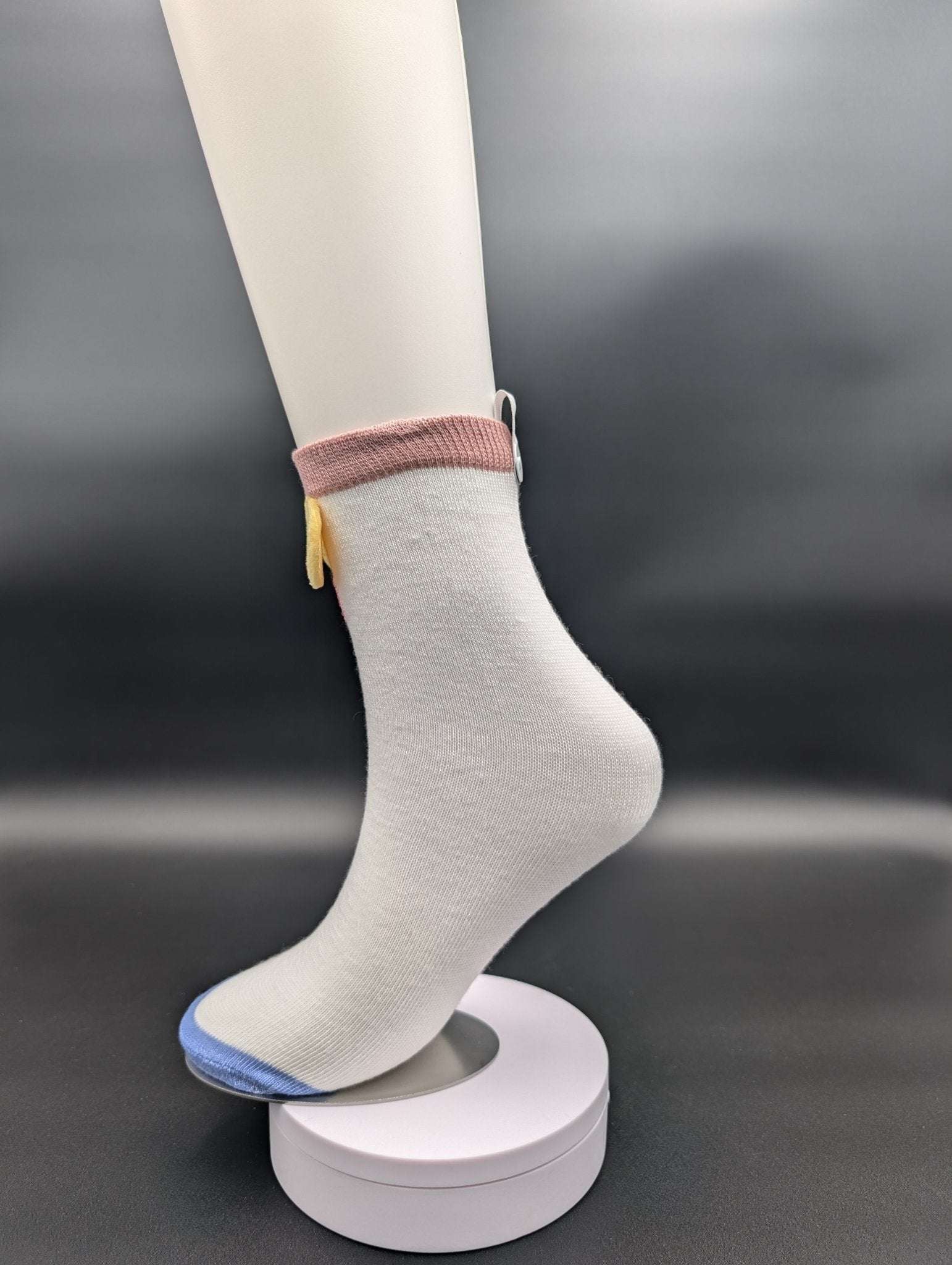 Billy White high ankle socks - Le Loxx