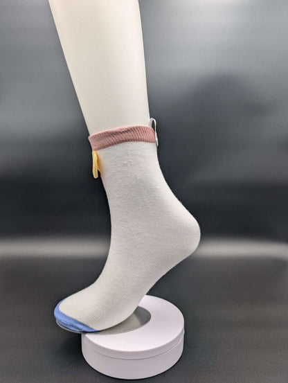 Billy White high ankle socks - Le Loxx