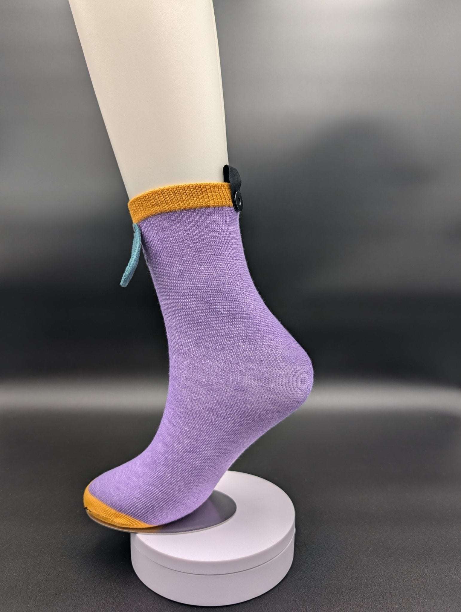 Billy Purple high ankle socks - Le Loxx