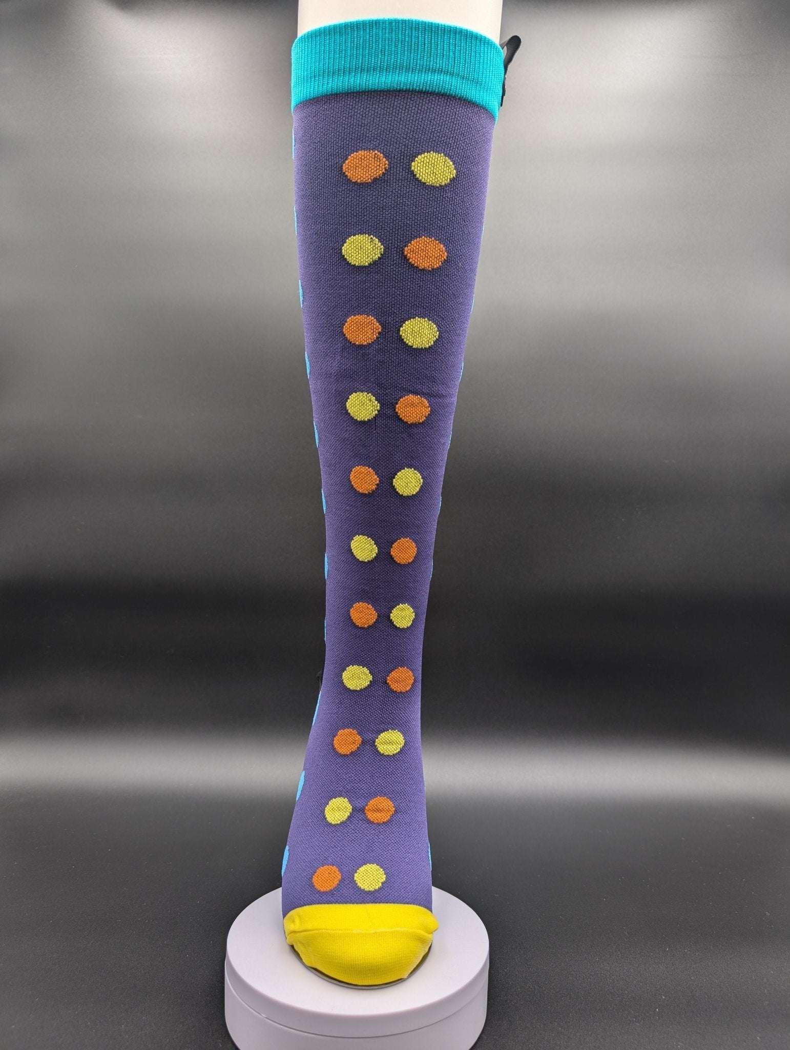 Queens Purple Hearts 3XL Compression Socks – Magnetic Lock & Loop - Le Loxx