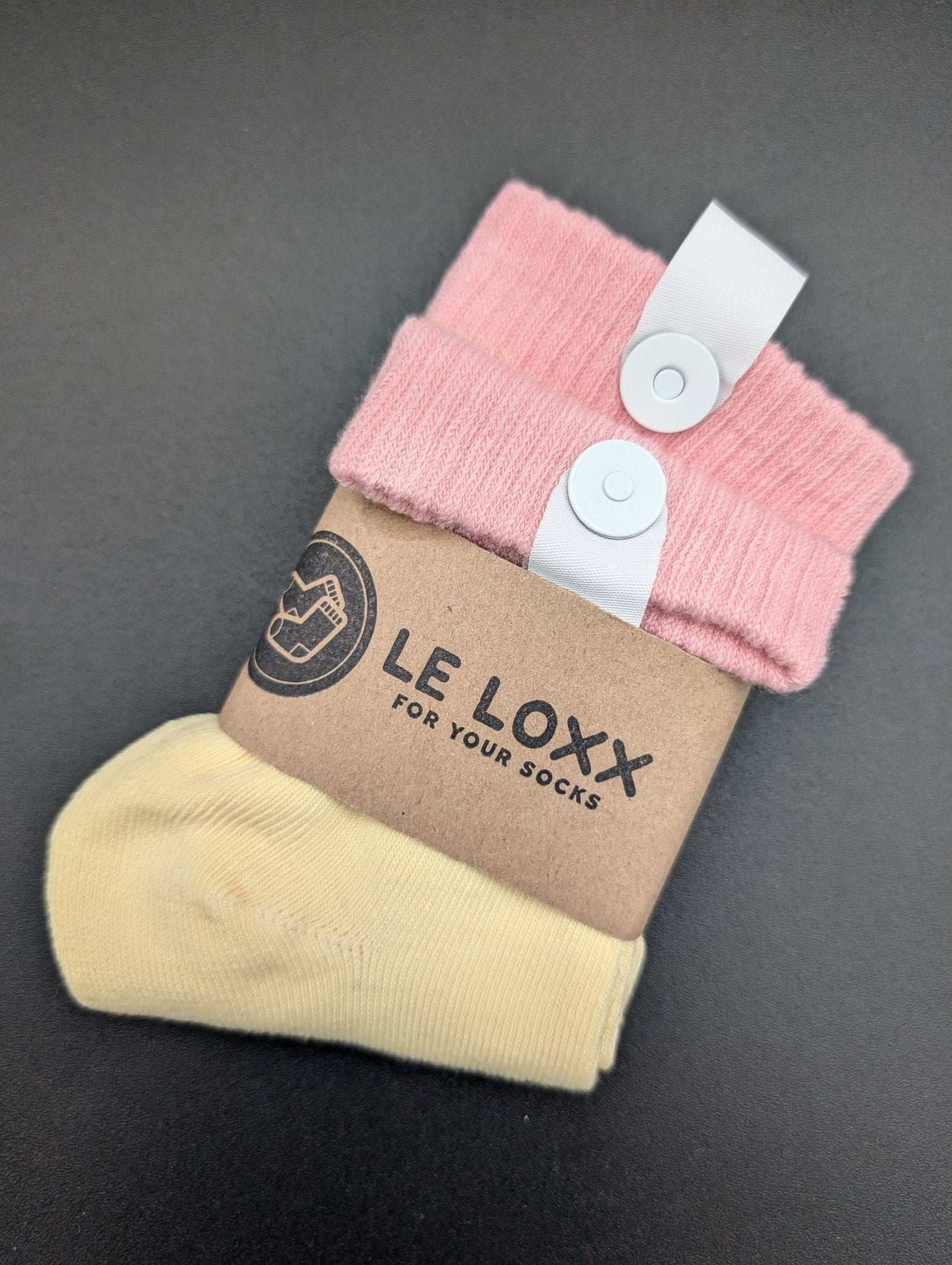 Aspen Peach Sunrise high ankle socks - Le Loxx