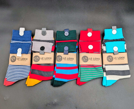 Lisbon Executive Socks (X5) – Magnetic Lock and Loop Design - Le Loxx