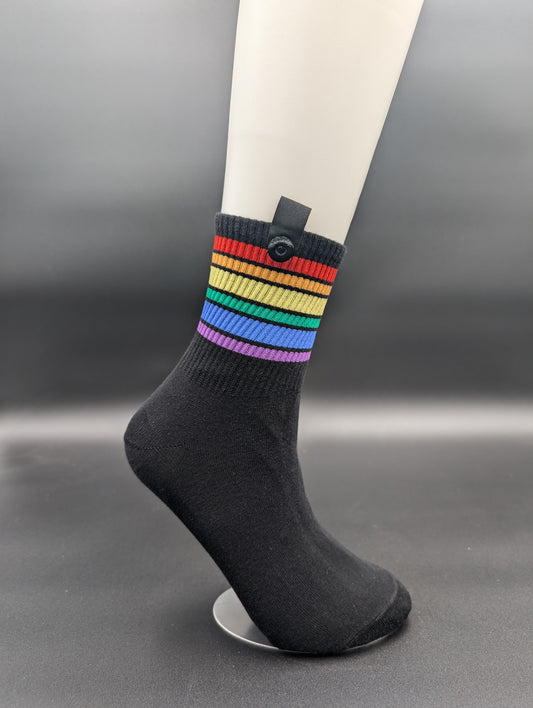 Rainbow Black Stripes