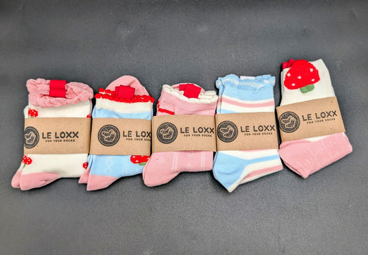 Lune (X5) Kids Socks – Magnetic Lock and Loop Design - Le Loxx