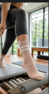 Le Loxx 5 - Pack Sydney Pilates Socks – Lock - and - Loop Magnetic Closure Keeps Pairs Together, Women’s Size 6–10.5 - Le Loxx