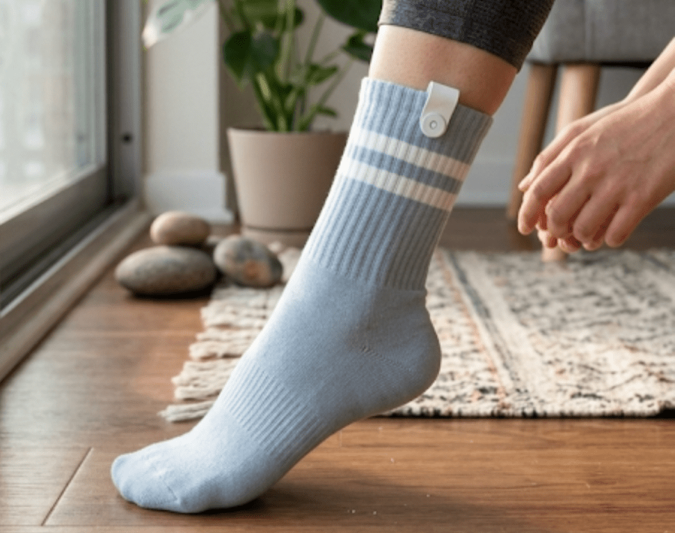 Le Loxx 5 - Pack Sydney Pilates Socks – Lock - and - Loop Magnetic Closure Keeps Pairs Together, Women’s Size 6–10.5 - Le Loxx