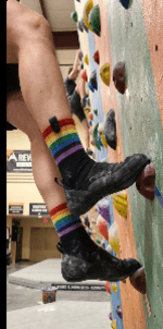 Le Loxx 5 - Pack Rainbow Ankle Socks – Lock - and - Loop Magnetic Closure Keeps Pairs Together, Size: Women's S/M 5 - 9 - Le Loxx