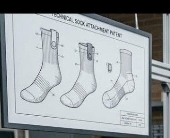 Le Loxx 5 - Pack Crew Socks – Lock - and - Loop Magnetic Closure Keeps Pairs Together, California Collection, Size 9 - 13 - Le Loxx