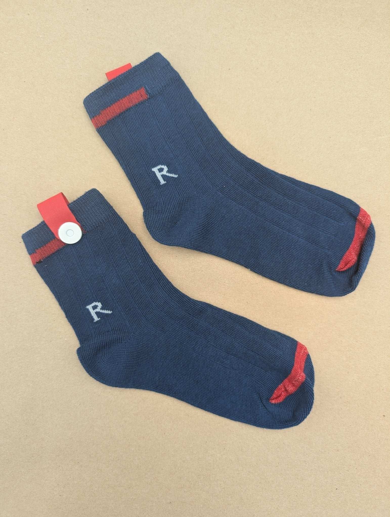 Sen Blue Kids Socks – Magnetic Lock and Loop Design - Le Loxx
