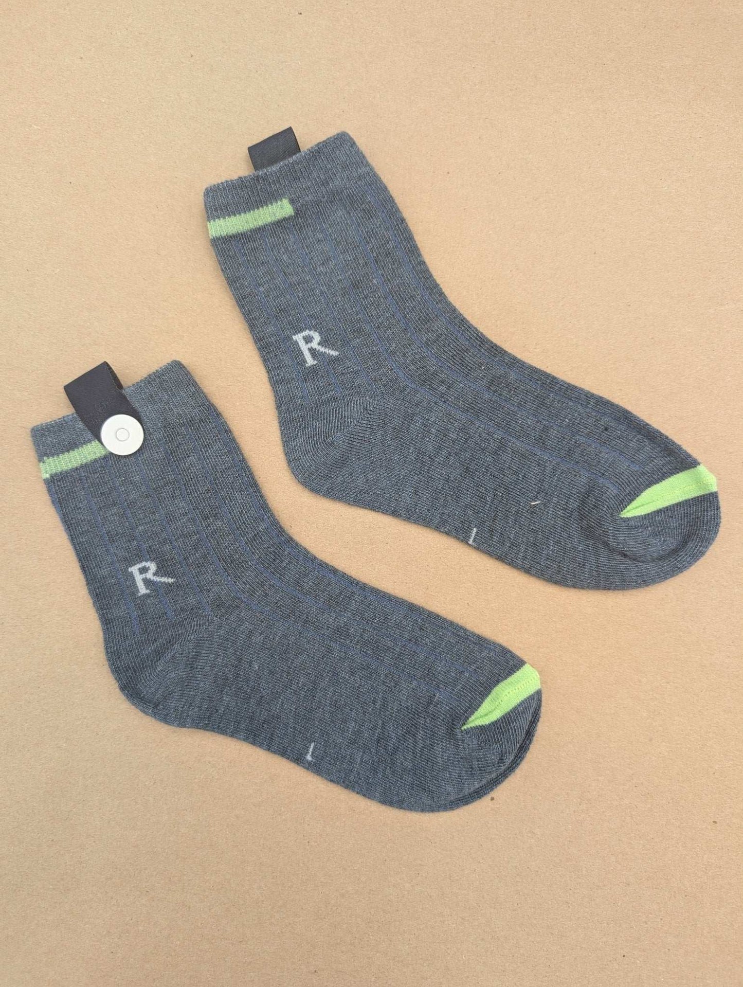 Sen Dark Blue Kids Socks – Magnetic Lock and Loop Design - Le Loxx
