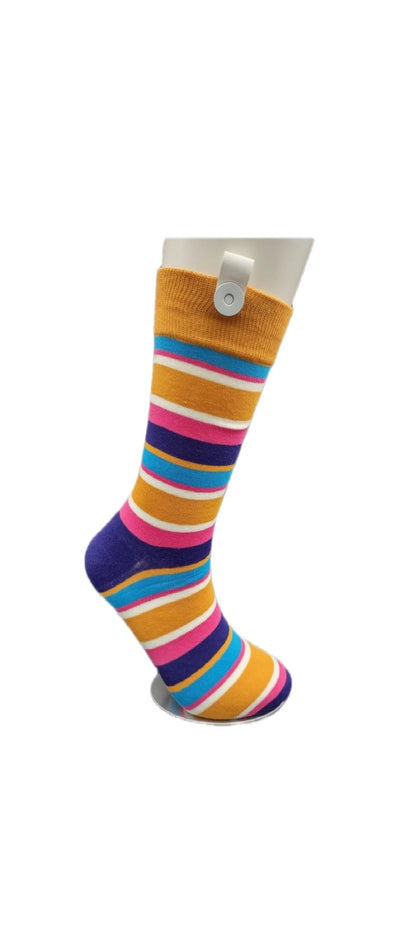 Le Loxx 5 - Pack Milan Men’s Dress Socks – Lock - and - Loop Magnetic Closure Keeps Pairs Together, Size 10–13 - Le Loxx