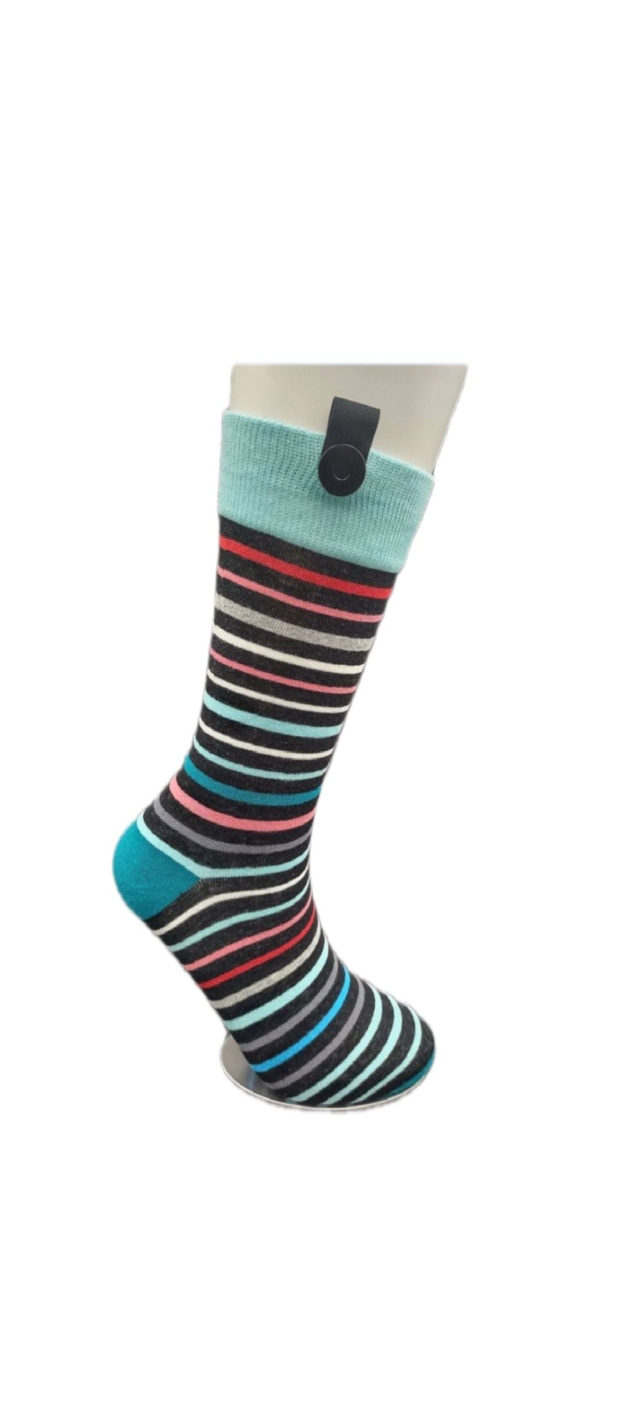 Le Loxx 5 - Pack Milan Men’s Dress Socks – Lock - and - Loop Magnetic Closure Keeps Pairs Together, Size 10–13 - Le Loxx