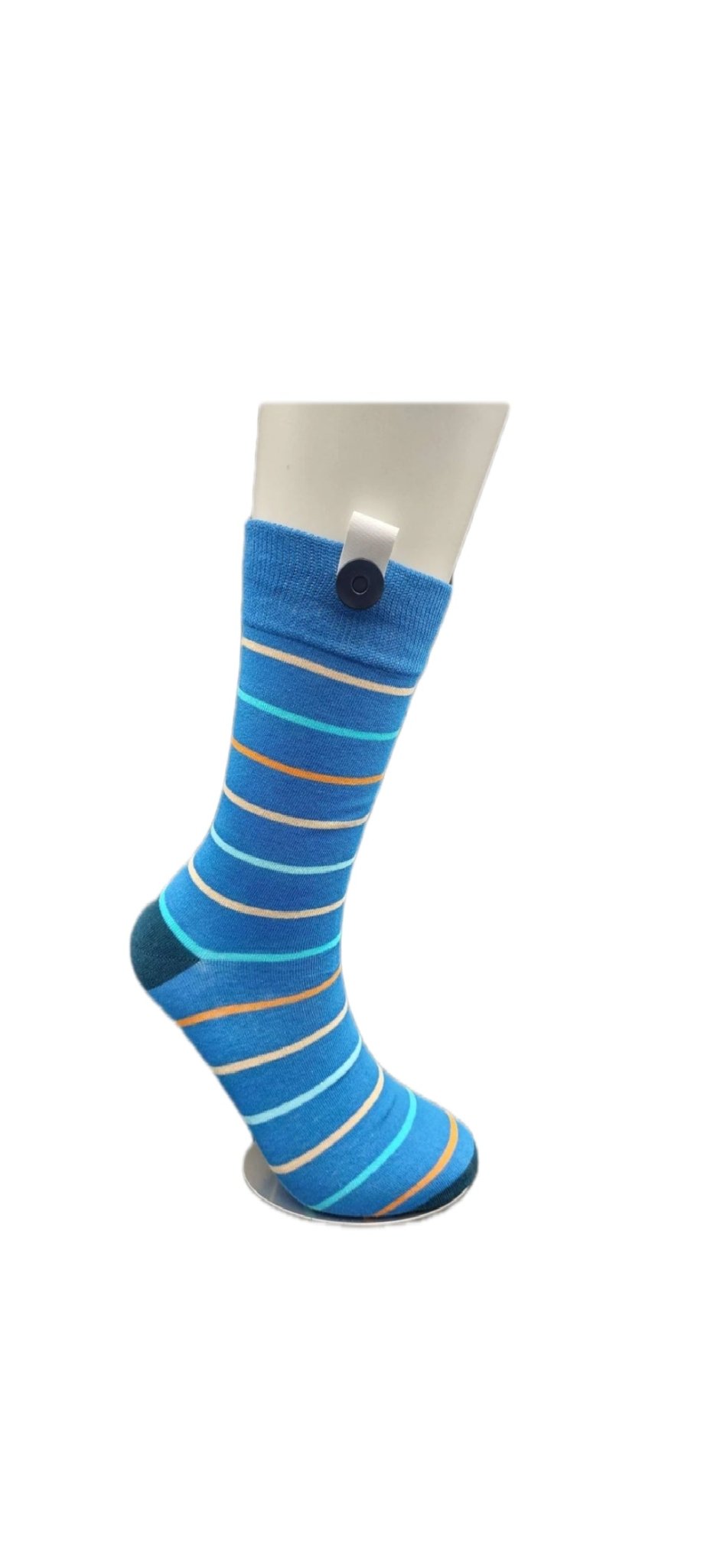 Le Loxx 5 - Pack Milan Men’s Dress Socks – Lock - and - Loop Magnetic Closure Keeps Pairs Together, Size 10–13 - Le Loxx