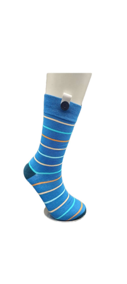 Le Loxx 5 - Pack Milan Men’s Dress Socks – Lock - and - Loop Magnetic Closure Keeps Pairs Together, Size 10–13 - Le Loxx